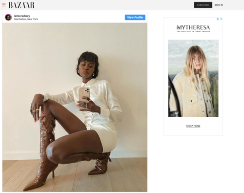 Harpers BAZAAR : How To Style Your Dresses For Date Night